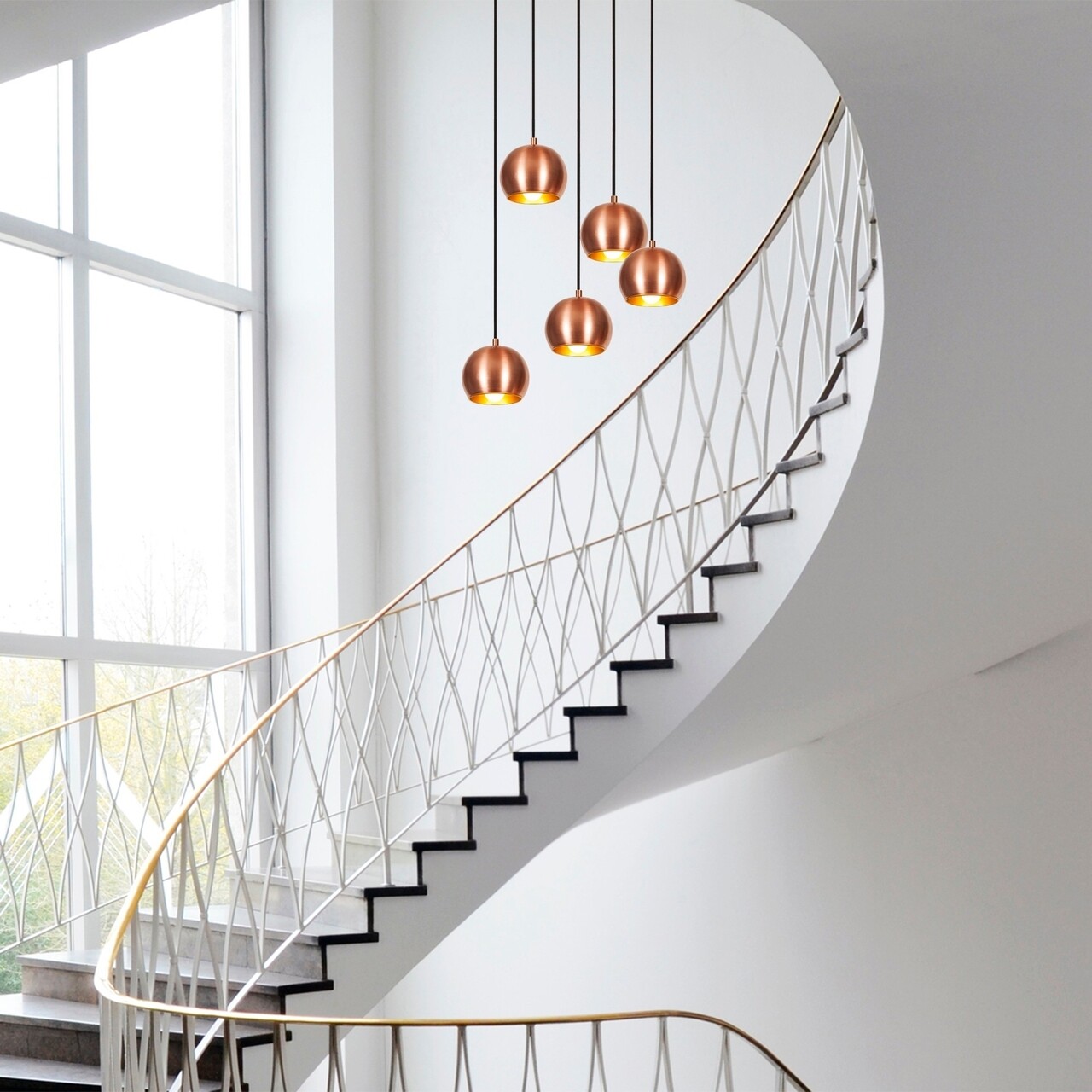 Candelabru, Nitid, Sivani - MR - 999, E27, 100 W, metal - imagine 6